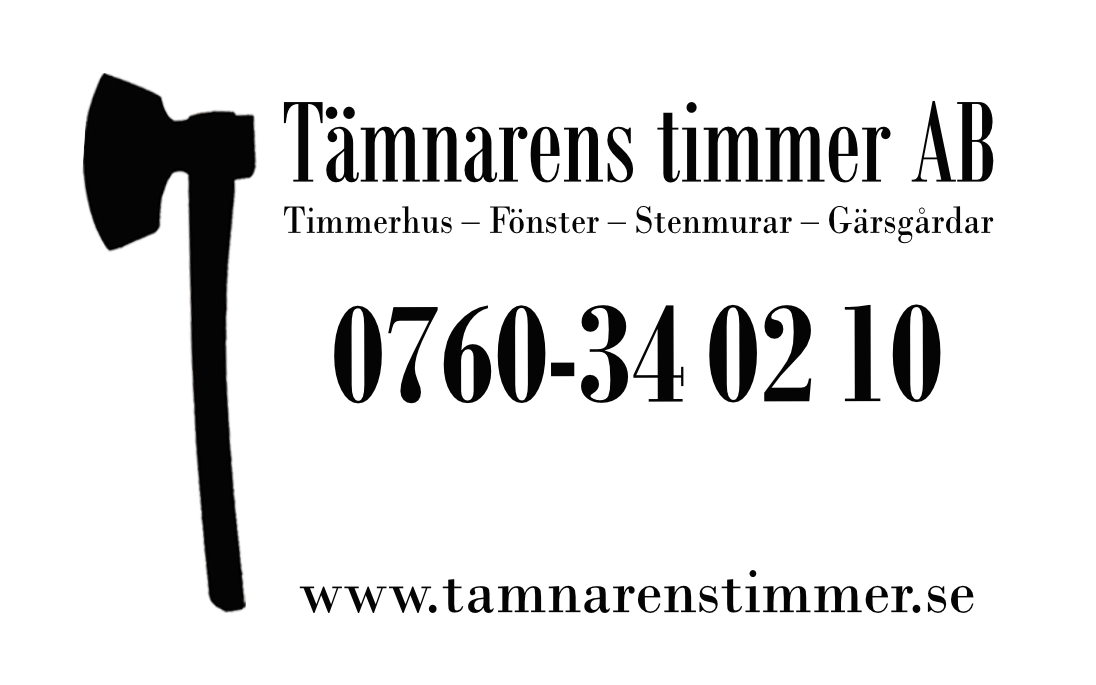 Tämnarens timmer AB – renovering av timmerhus i Uppland